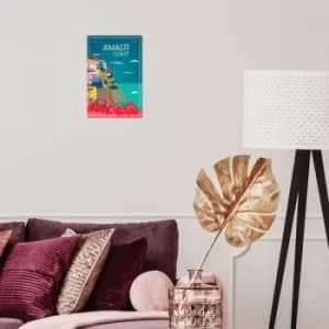 Italy 2 Multicolor Decorative Metal Wall Accessory