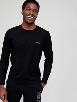 Boss Bodywear Mix & Match Lounge Long Sleeve T-Shirt - Black