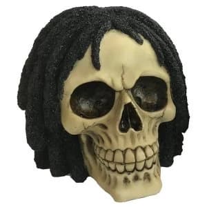 Rasta Skull Ornament