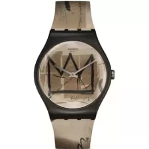 Unisex Swatch Untitled By Jean-Michel Basquiat Art Journey Watch