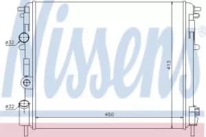 637931 Nissens Radiator engine cooling