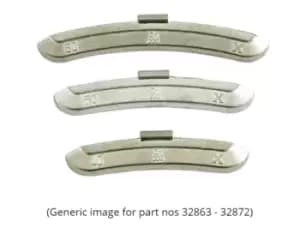 Wheel Weights for Steel Wheels 30gram Box of 100 Connect 32868