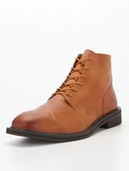 Superdry Vintage Officer Boots - Tan, Size 8, Men