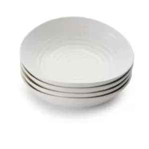 Portmeirion Sophie Conran White Bowl 7" Set Of 4