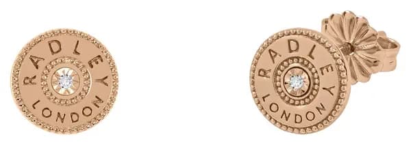 Radley RYJ1300 Hatton Gardens Stud Earrings Rose Jewellery