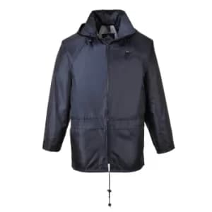 Classic Mens Rain Jacket Navy 2XL