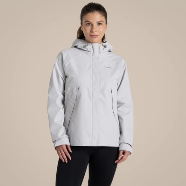 Craghoppers Womens DofE Ossus Waterproof Wind Resistant Long Sleeve Jacket Anthracite female 20