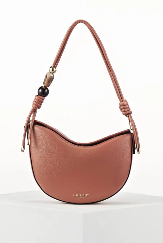 Luella Grey Womens 'Cora' Saddle Crossbody in Pink Pink Female One Size