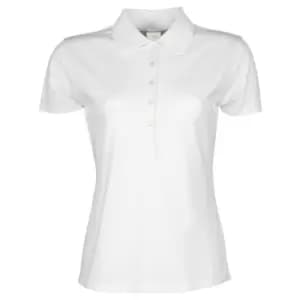 Tee Jays Womens/Ladies Luxury Stretch Short Sleeve Polo Shirt (3XL) (White)
