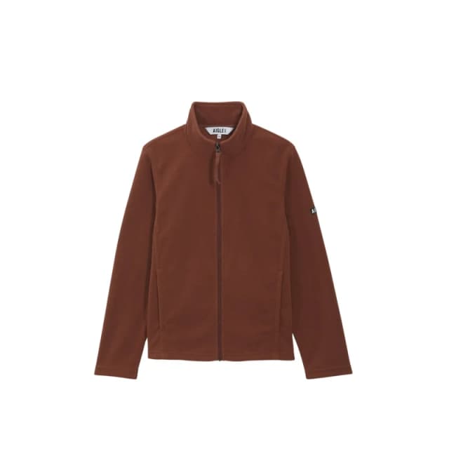 Aigle Microfiber fleece with zipper Aigle Marron Male 3XL