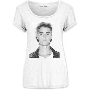 Justin Bieber - Love Yourself Womens Medium T-Shirt - White
