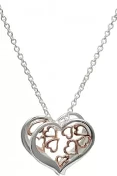 Ladies Unique & Co Sterling Silver Necklace MK-817RG