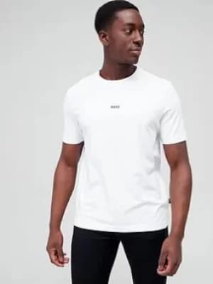 BOSS Tchup Centre Logo T-Shirt – White Size XL Men