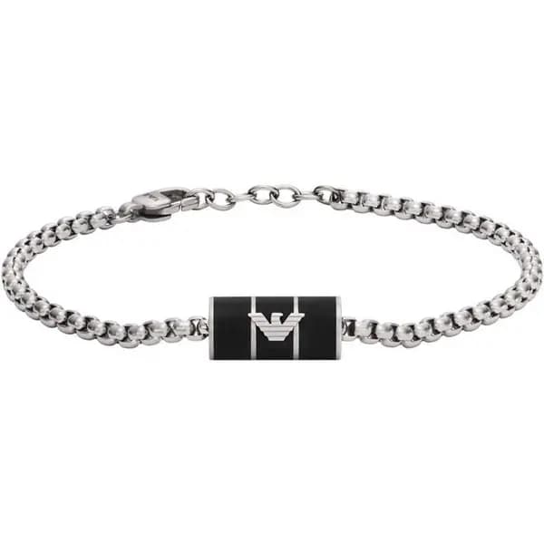 Emporio Armani Gents Emporio Armani Logo Bracelet EGS2920040 - Silver One Size