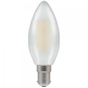 Crompton LED Candle SBC B15 Filament Dimmable Pearl 5W - Warm White
