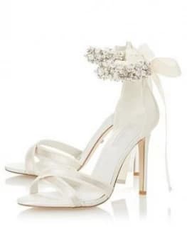 Dune London Bridal Mrs Heeled Sandals - Ivory