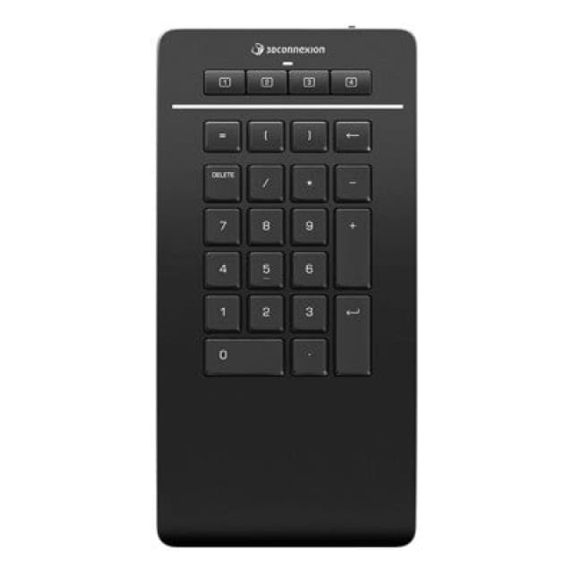 3Dconnexion 3Dconnexion Numpad Pro numeric keypad Bluetooth/USB/RF Wireless Black 3DX-700105
