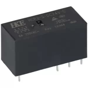 R-TECH 616294 General Purpose PCB Relay, DPDT 24VDC 8A