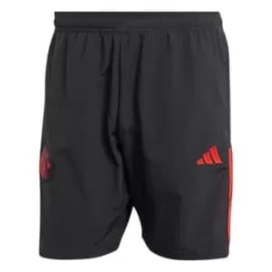 adidas Manchester United Downtime Shorts 2023 2024 Mens - Black