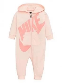 Nike Sportswear Baby Girls All Day Play Full Zip Hooded All In One