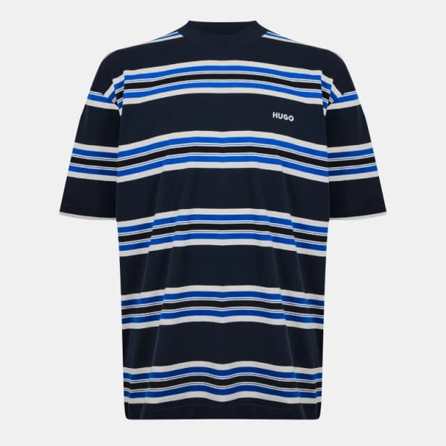 Hugo Mens Natinolo 01 Regular Fit T-Shirt Dark Blue 405 male S