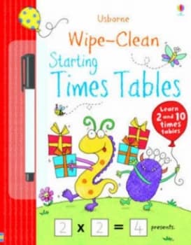 Wipe-Clean Starting Times Tables by Jessica Greenwell Book