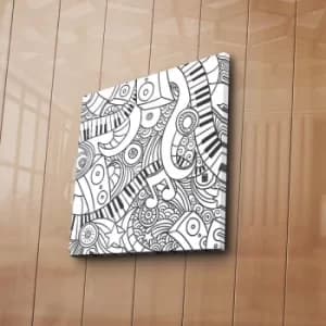 BOYA-01 Multicolor Paintable Decorative Canvas Painting