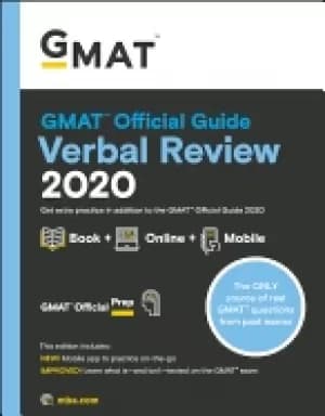 gmat official guide 2020 verbal review book online question bank
