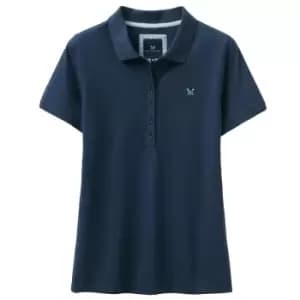 Crew Clothing Womens Ocean Classic Polo Shirt Navy 12