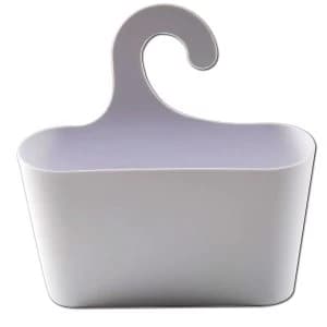 Croydex Plastic Hook Over Shower Caddy - White