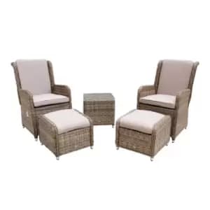 Katie Blake Seville Reclining Lounge Set - Natural