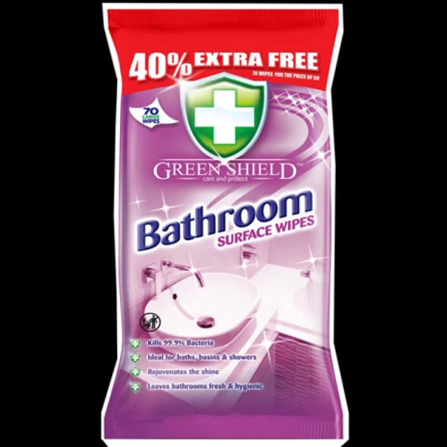 Green Shield Bathroom Wipes - 70 pcs 70-315657
