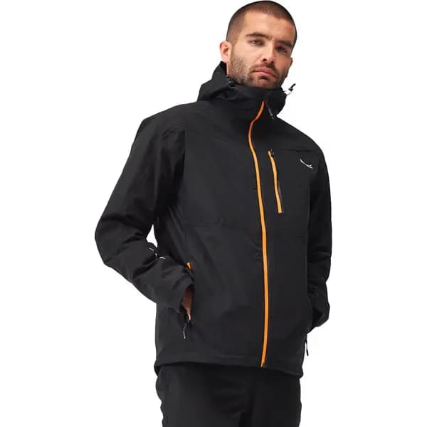 Regatta Mens Wentwood VIII 3 in 1 Waterproof Jacket L - Chest 41-42' (104-106.5cm) Black RMP359-HZT-L