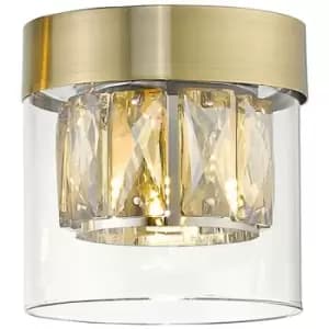 Zumaline Gem Surface Mounted Downlight, Antique Bronze, 1x G9