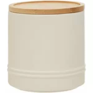 Cream Canister Storage Containers For Kitchen Plain Items Tea Sugar Canister And More Storage Jars 11 x 11 x 11 - Premier Housewares