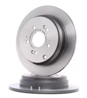 PAIR PAINTED BREMBO BRAKE DISCS 08.A871.11