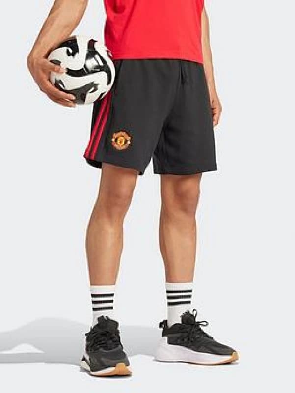 adidas Manchester United DNA Shorts 2024 2025 Adults - Black S