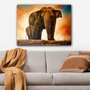 619549385_70100 Multicolor Decorative Canvas Painting