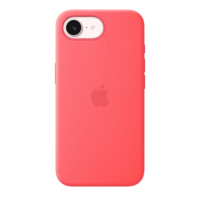Apple Apple iPhone 17e Silicone Case with MagSafe - Bright Guava MHWH4ZM/A