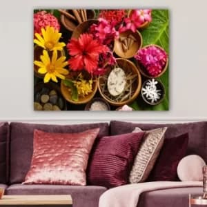 70843423_70100 Multicolor Decorative Canvas Painting
