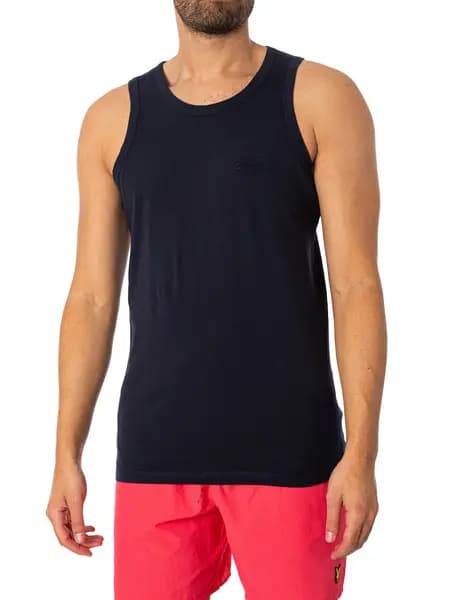 Superdry Essential Logo Vest Eclipse Navy S