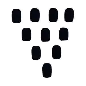 Jabra BlueParrot B450-XT and B350-XT Foam Microphone Covers 10 pack