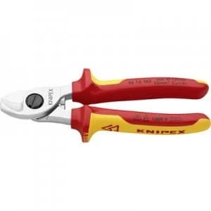 Knipex 95 16 165 SB VDE wire cutter Suitable for (cable stripping) Single/multi-core aluminium and copper cables 15mm 50 mm² 1