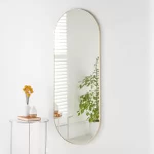 Olivia's Andora Oval Wall Mirror in Gold