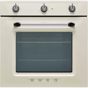 Smeg Victoria SF6905P1 Built In Electric Single Oven - Cream - A Rated