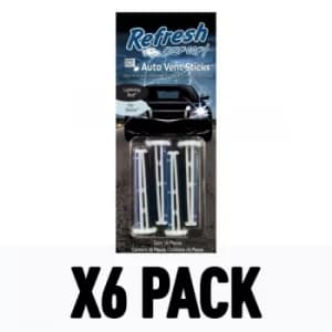 Lightning Bolt & Ice Storm (Pack Of 6) Refresh Vent Stick