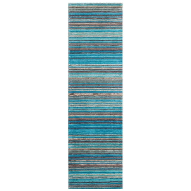 Homemaker Mumbai Stripe Runner Teal Teal unisex 60x230cm