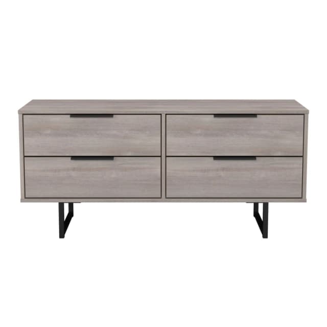 Ready Assembled 2 U Fuji 4 Drawer Bed Box (Ready Assembled) in Light Grey Size: Small Light Grey Unisex Small