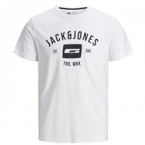 Jack and Jones Core Corporate T Shirt - White