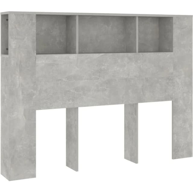 VIDAXL Headboard Cabinet Concrete Grey 140x18.5x104.5cm Vidaxl 8720286966990